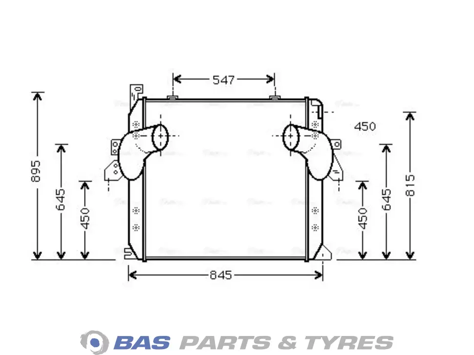 Intercooler AVA Cooling 9425010101