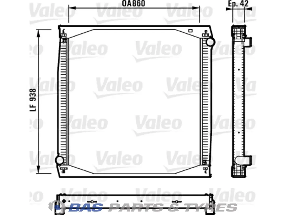 Radiador Valeo 1327249