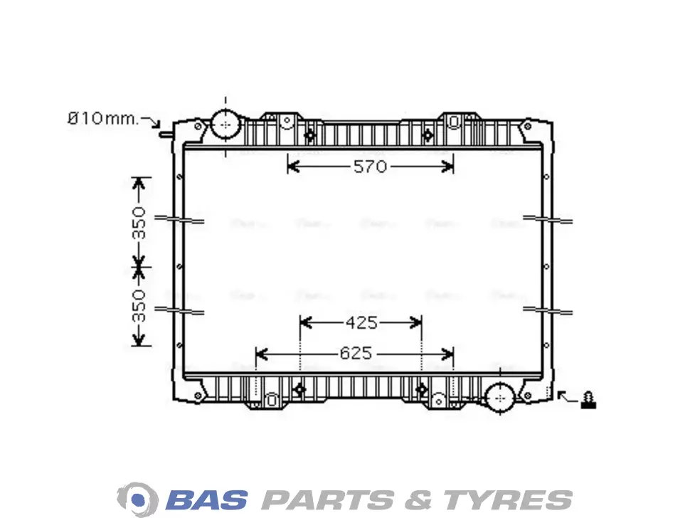 Radiator AVA Cooling S1784616 Radiator AVA Cooling S1784616