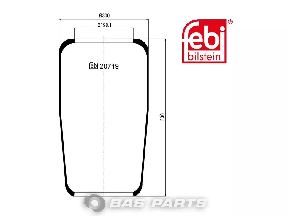 Воздушный баллон Febi 81440500095