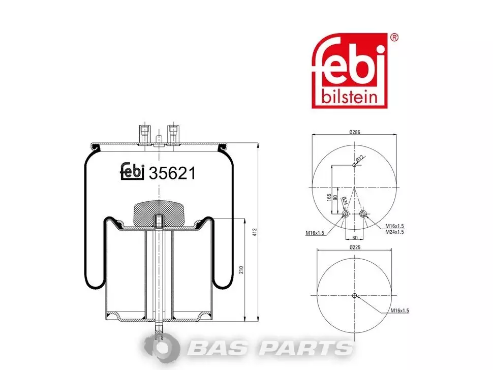 Luftfederbalg Febi 50 10 294 307 Luftfederbalg Febi 50 10 294 307