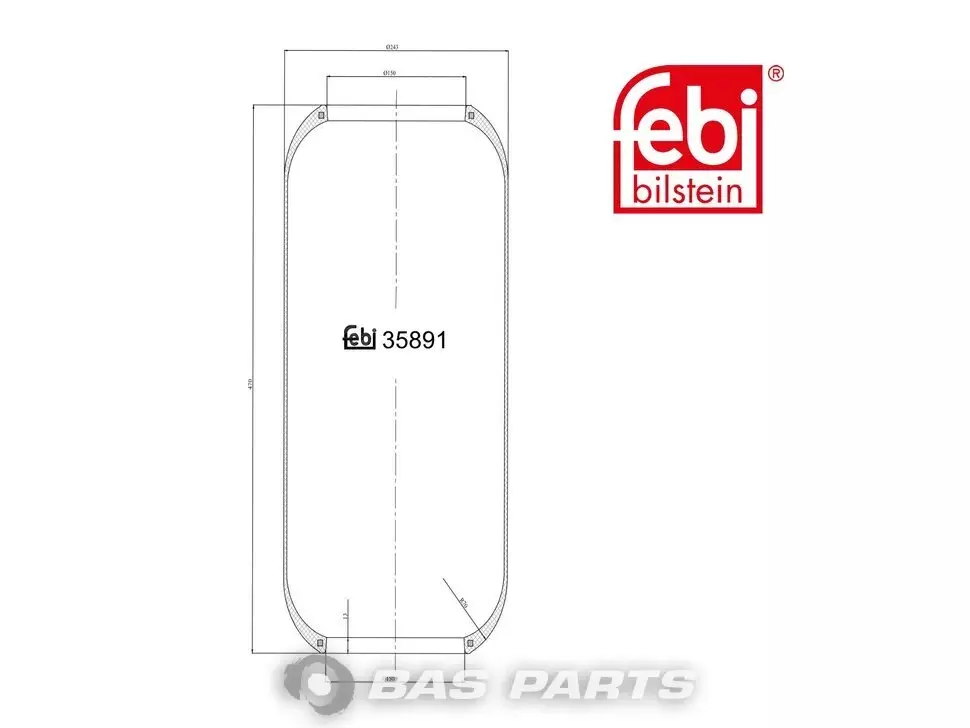 Außenbalg Febi 5000296816