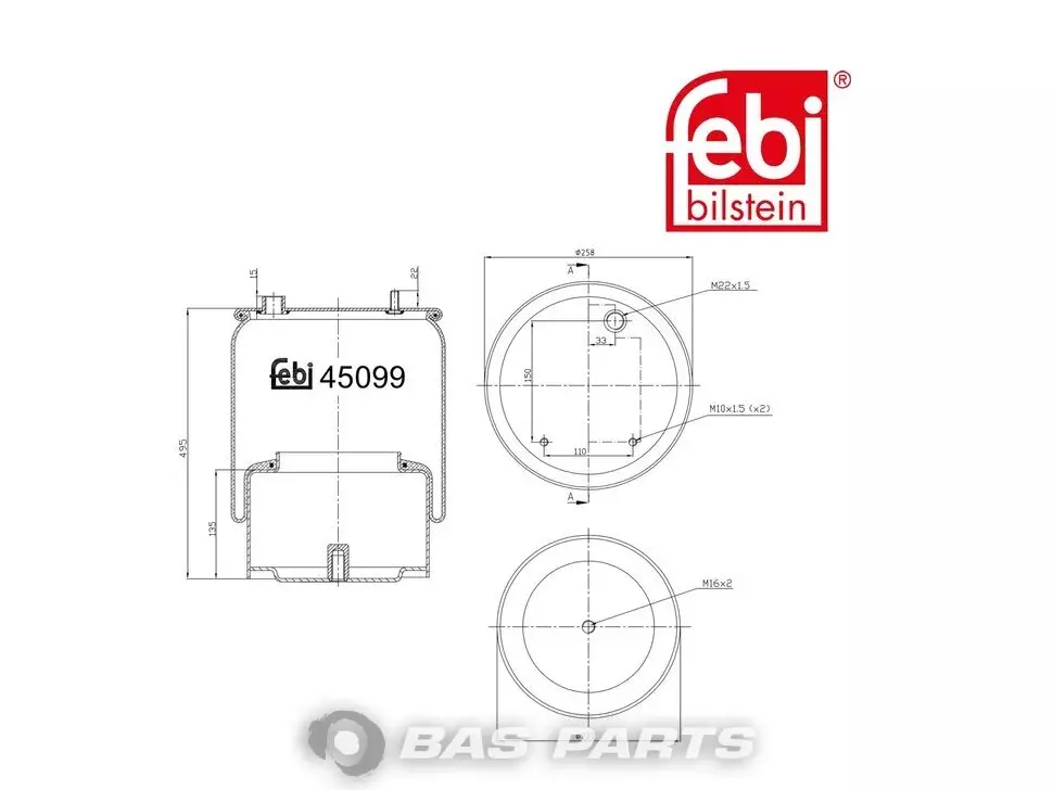 Air Bellows Febi 1794 420