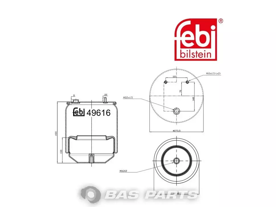 Luftfederbalg Febi 2028899 Luftfederbalg Febi 2028899