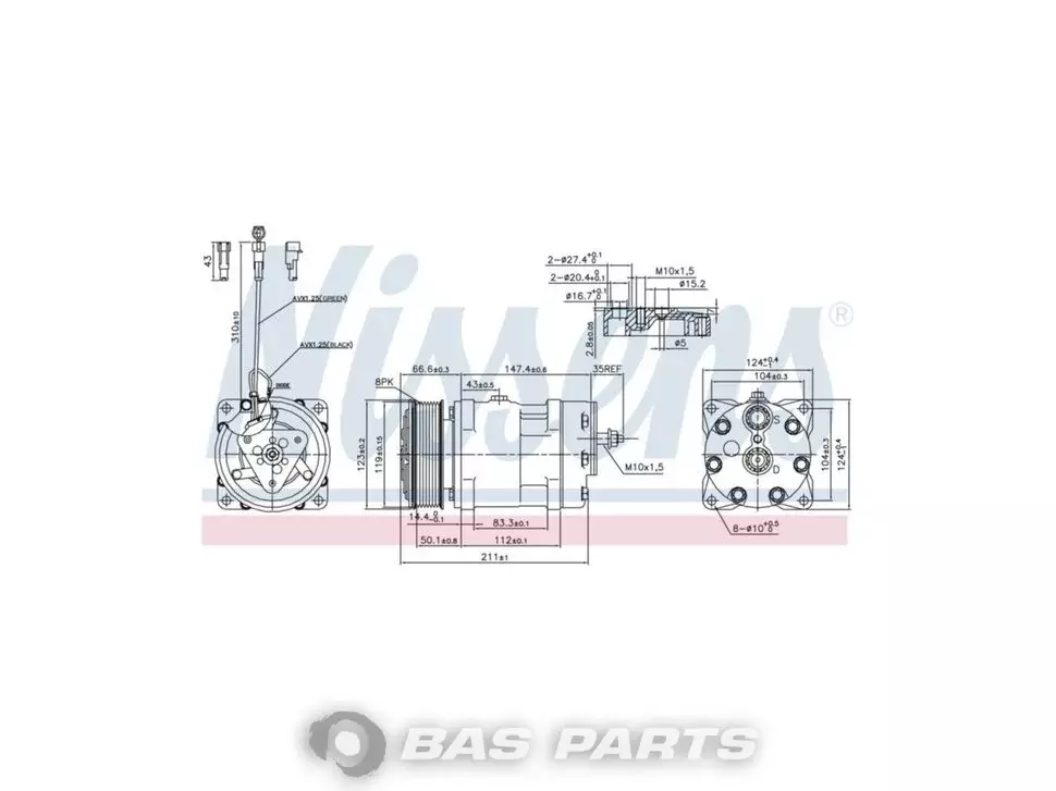 Sistem climatizare Nissens 1387322 Sistem climatizare Nissens 1387322