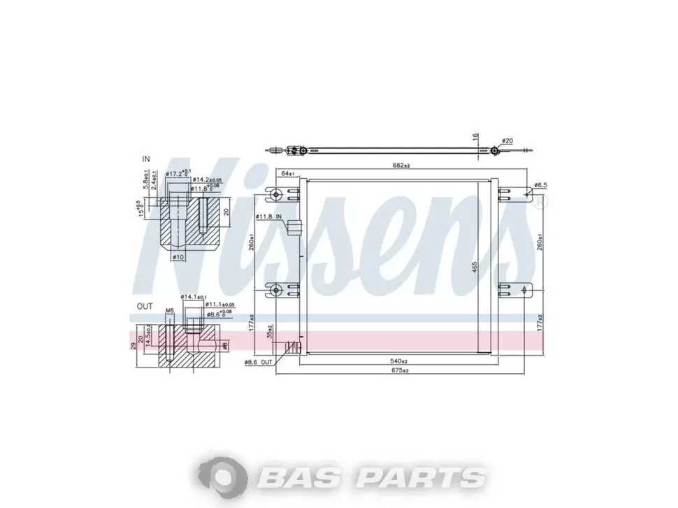 Condensator Nissens 21657618