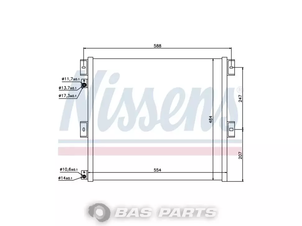 Condensator Nissens 20809759