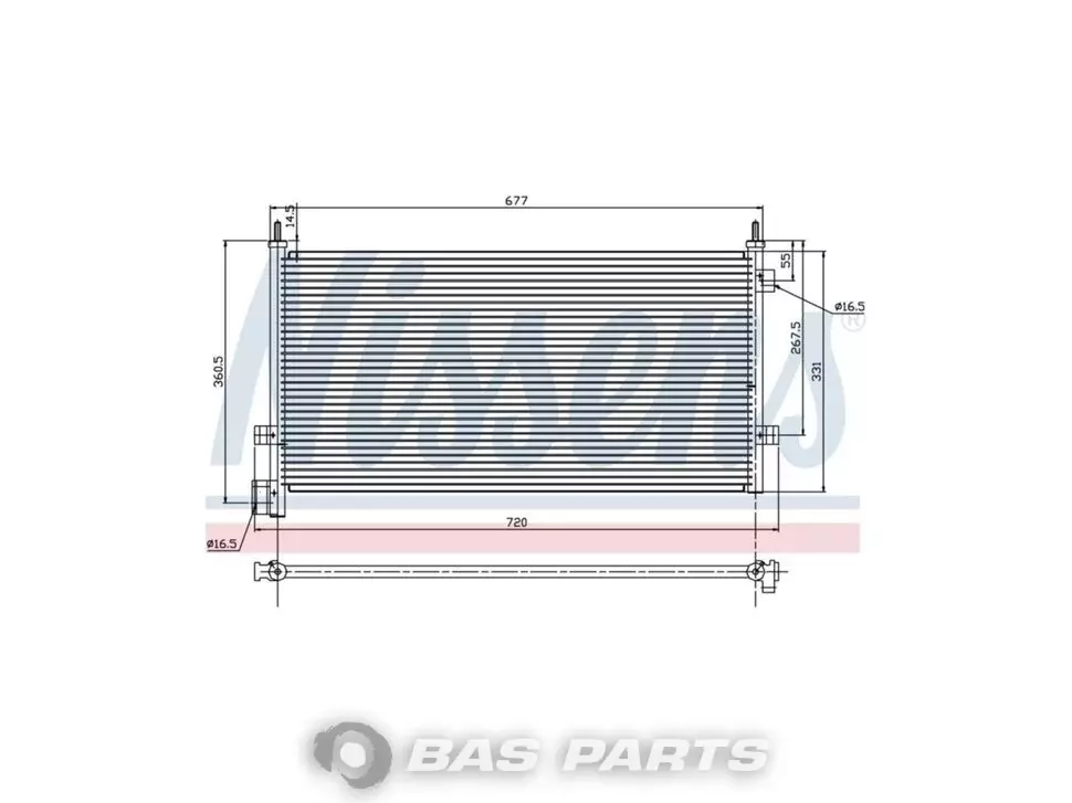 Condensator Nissens 20515136