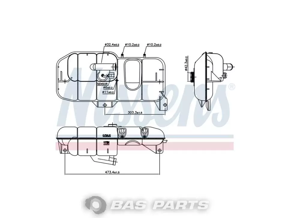 Expansietank Nissens 1674918