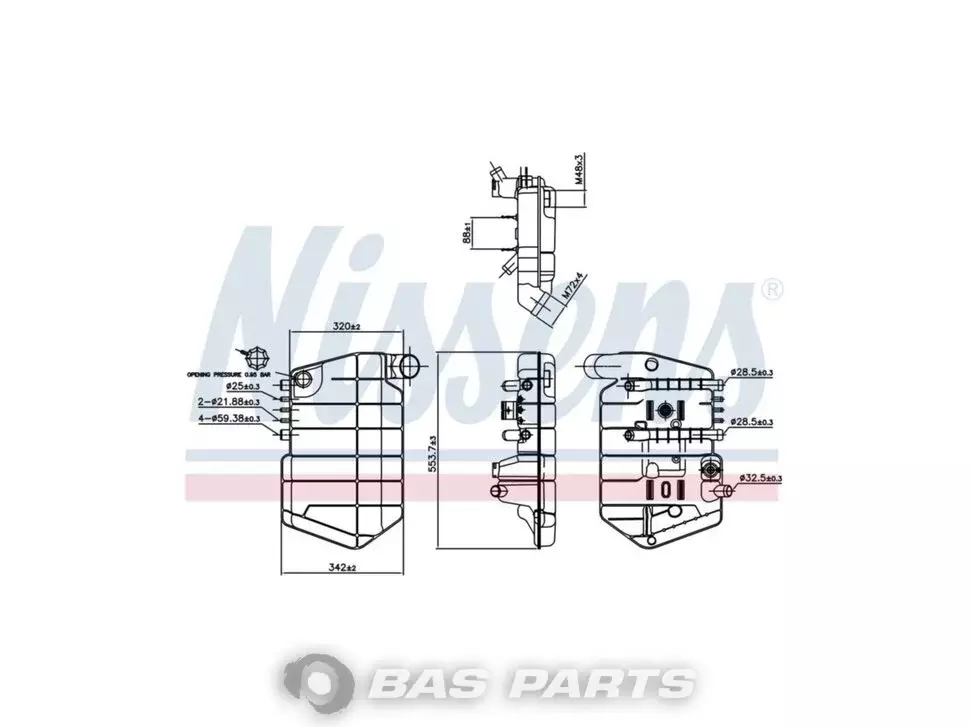 Expansietank Nissens 1684655