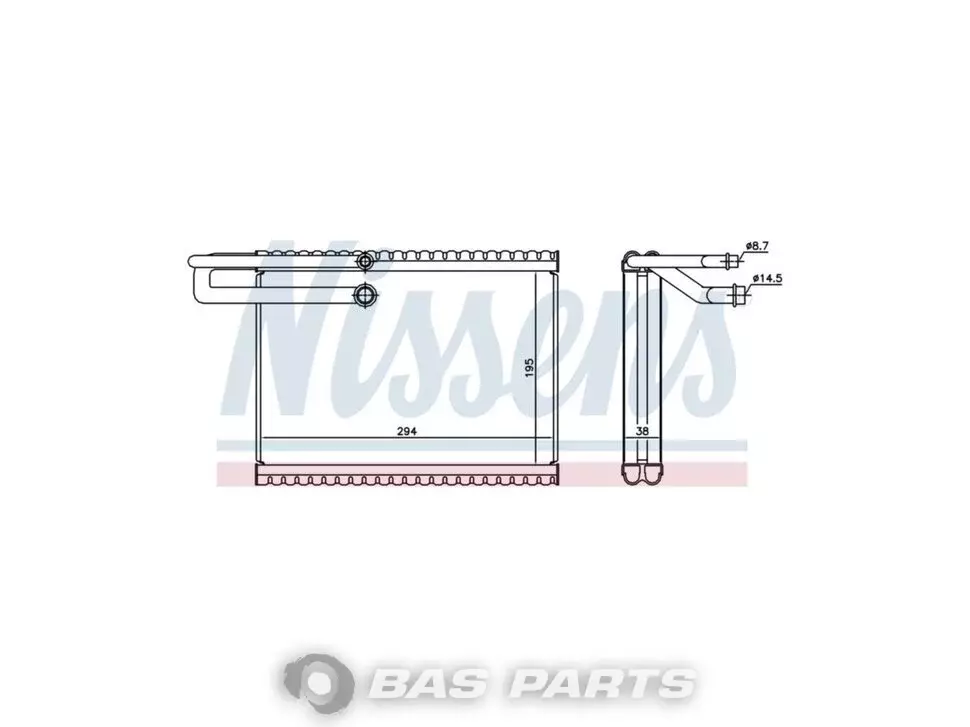 Verdampfer Nissens 21063612