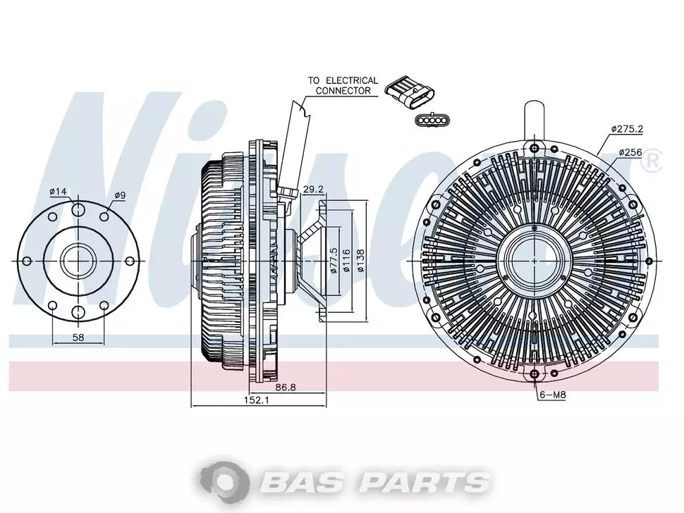 Ventilator Nissens 1737460