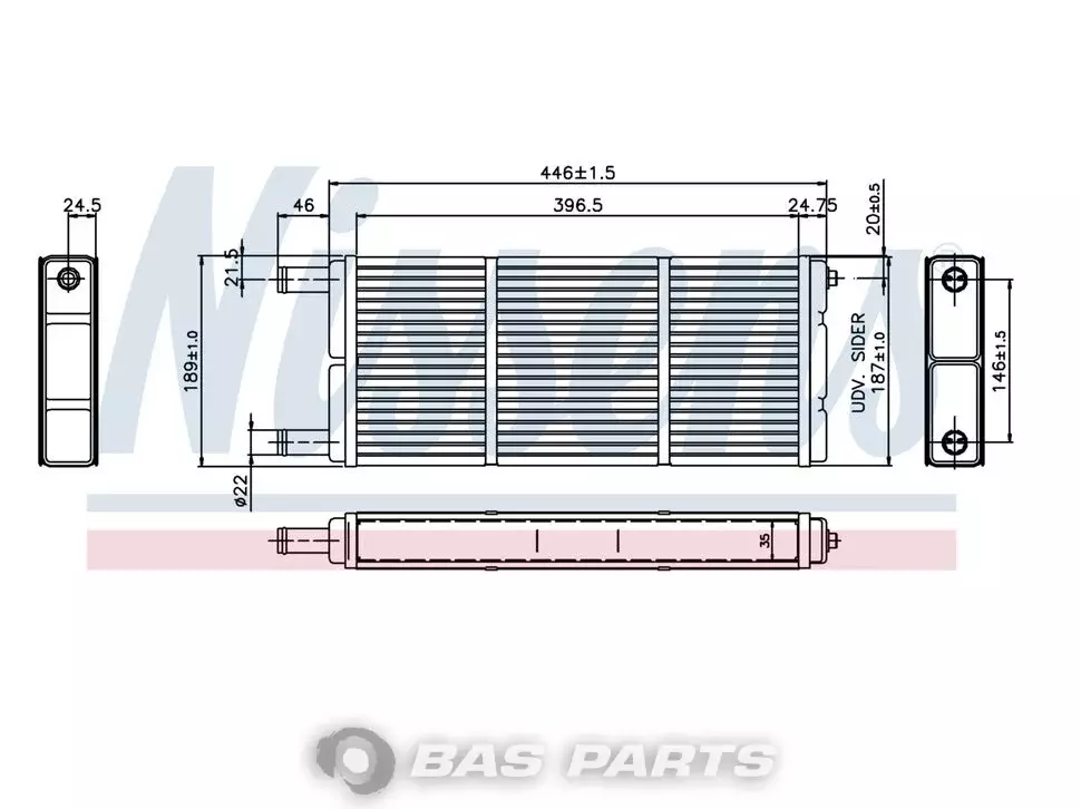 Radijator Nissens 70331022 Radijator Nissens 70331022