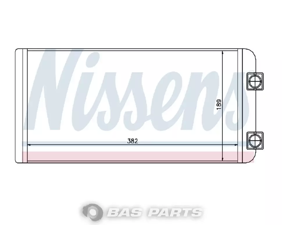 Топлообменник Nissens 20520114 Топлообменник Nissens 20520114