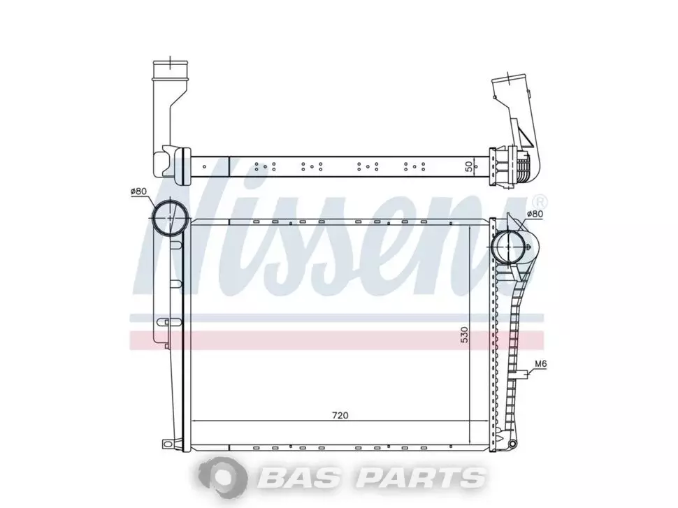 Intercooler Nissens 5001873750