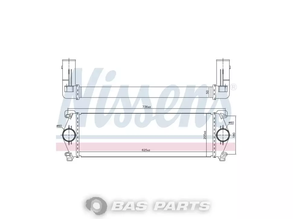 Intercooler Nissens 5001865159