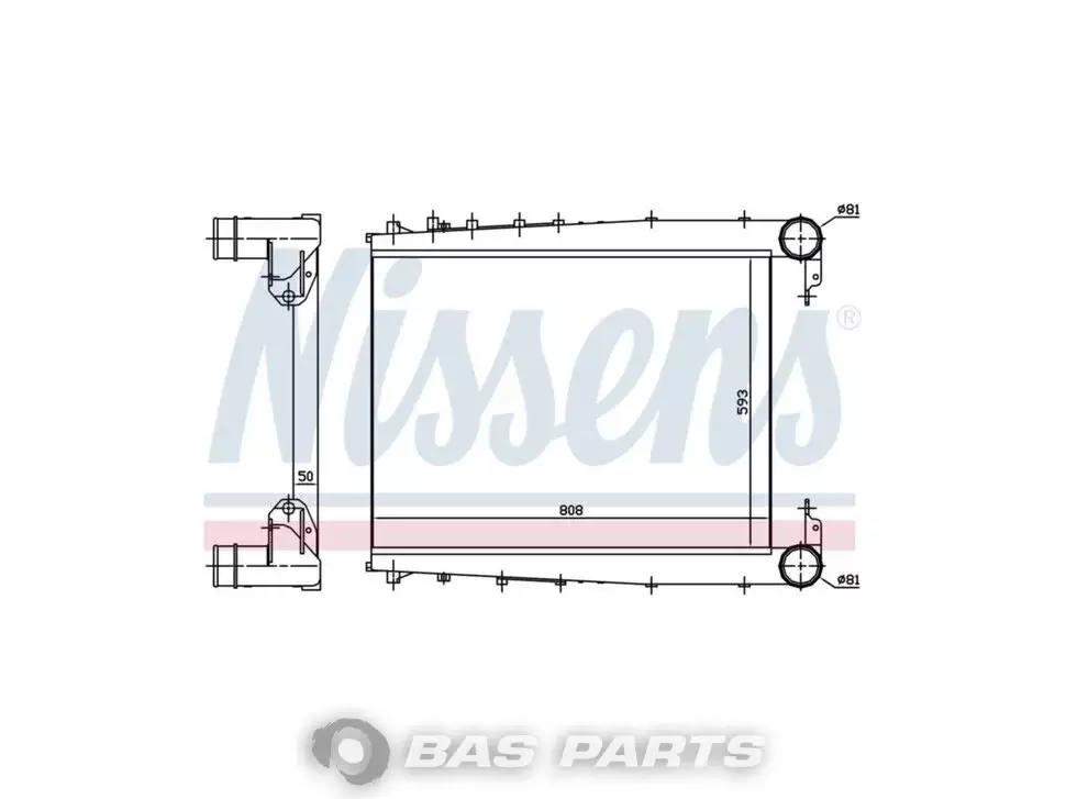 Intercooler Nissens 5001867853