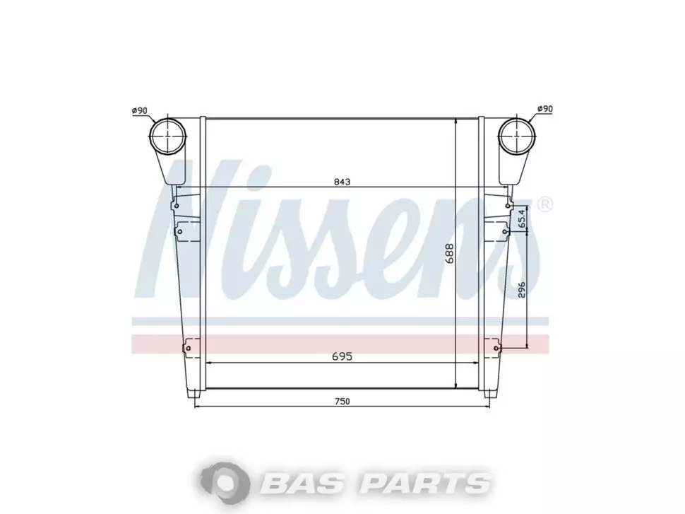Intercooler Nissens 5001845520