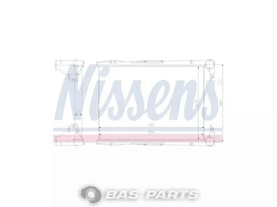 Intercooler Nissens 5010230488