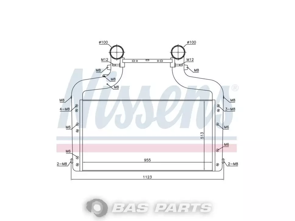 Intercooler Nissens 1909457 Intercooler Nissens 1909457