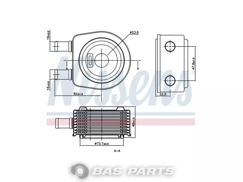 Ölkuhler Nissens 1676178 Ölkuhler Nissens 1676178