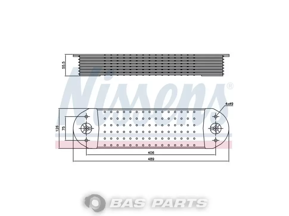 Oil cooler Nissens 20700516