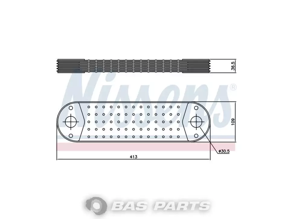 Radiatore dellolio Nissens 1674072