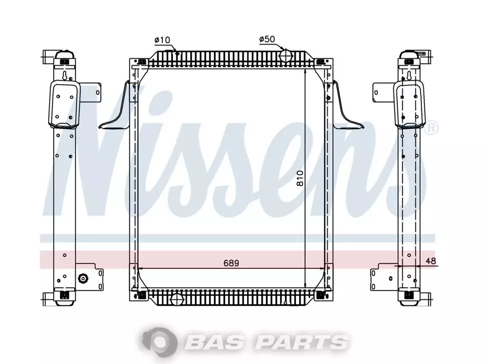 Radiador Nissens 5001866239 Radiador Nissens 5001866239