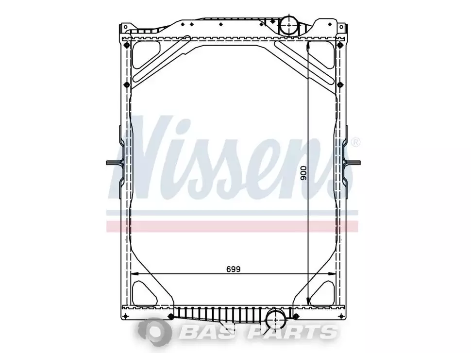 Kühler Nissens 1665249 Kühler Nissens 1665249