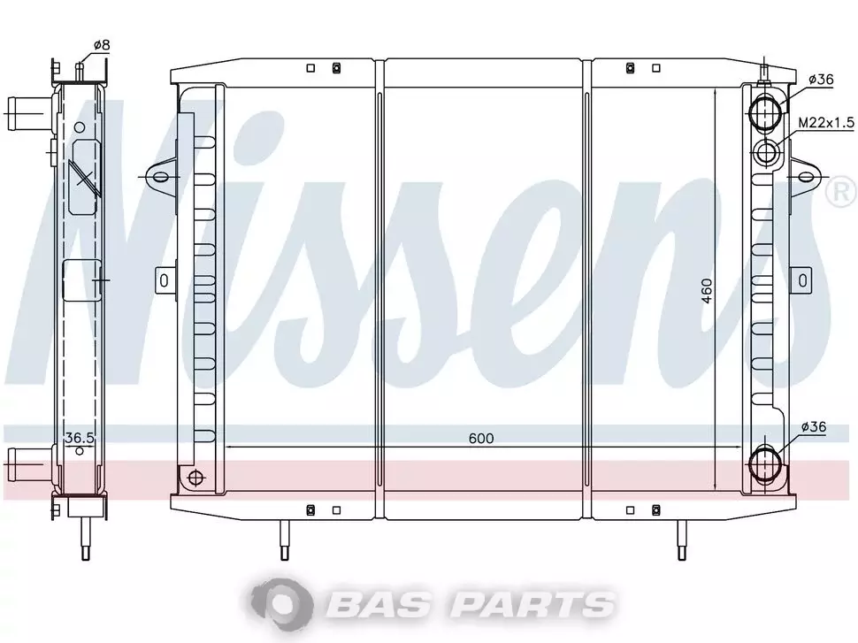 Radijator Nissens 5000397635 Radijator Nissens 5000397635