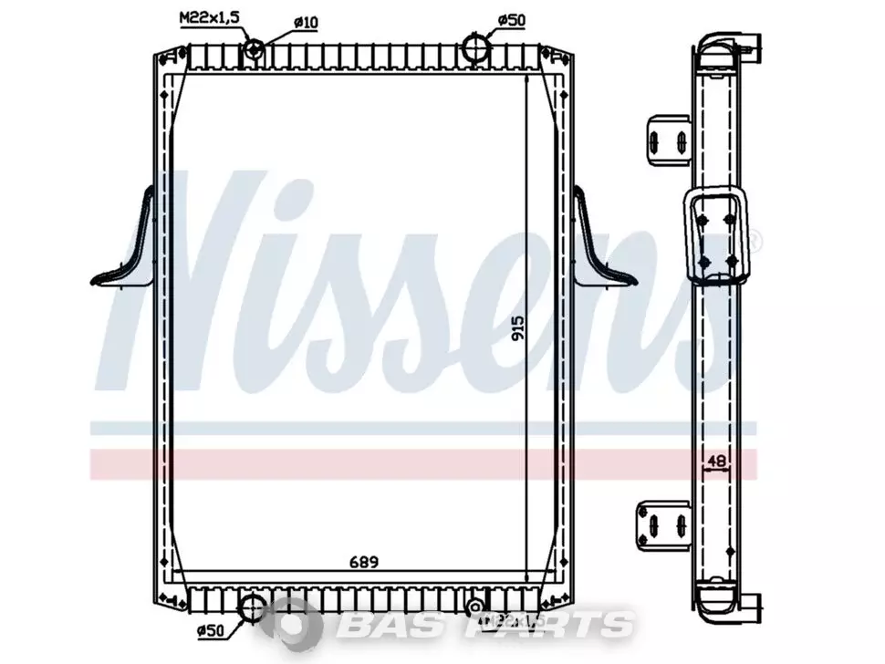 Radiator Nissens 5001847483