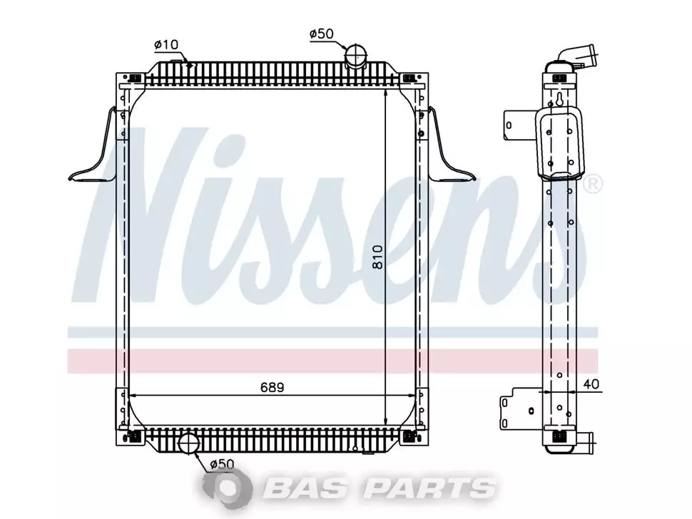 Radijator Nissens 5001839113 Radijator Nissens 5001839113