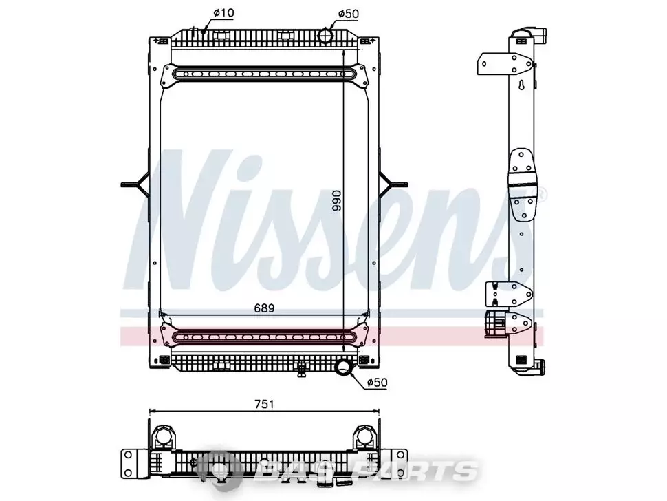 радиатор Nissens 5001867210