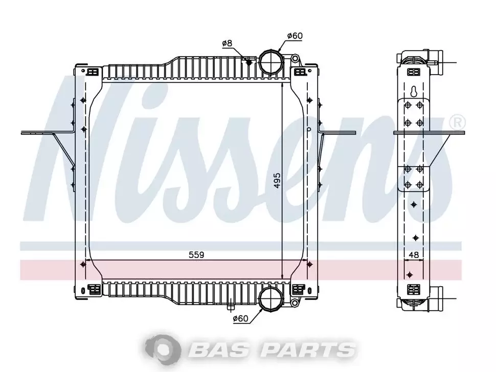 Radiator Nissens 5001873307