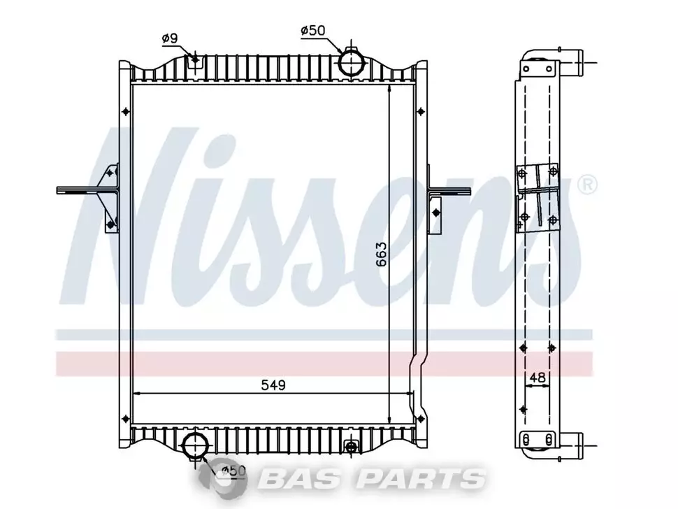 Radiator Nissens 5001838895