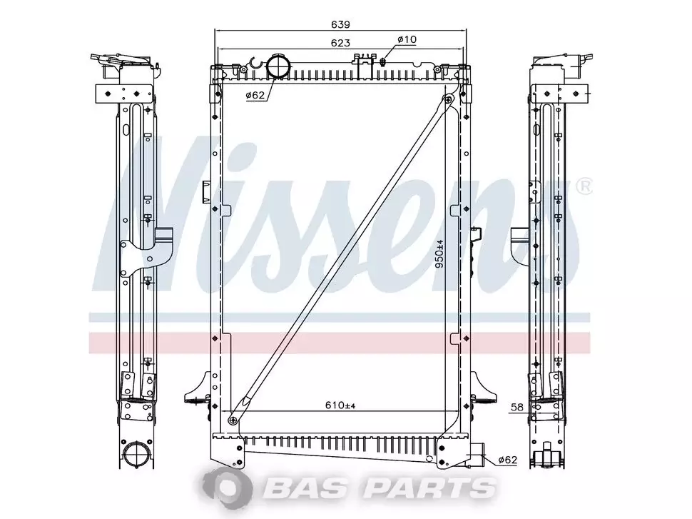 Radiator Nissens 1371372