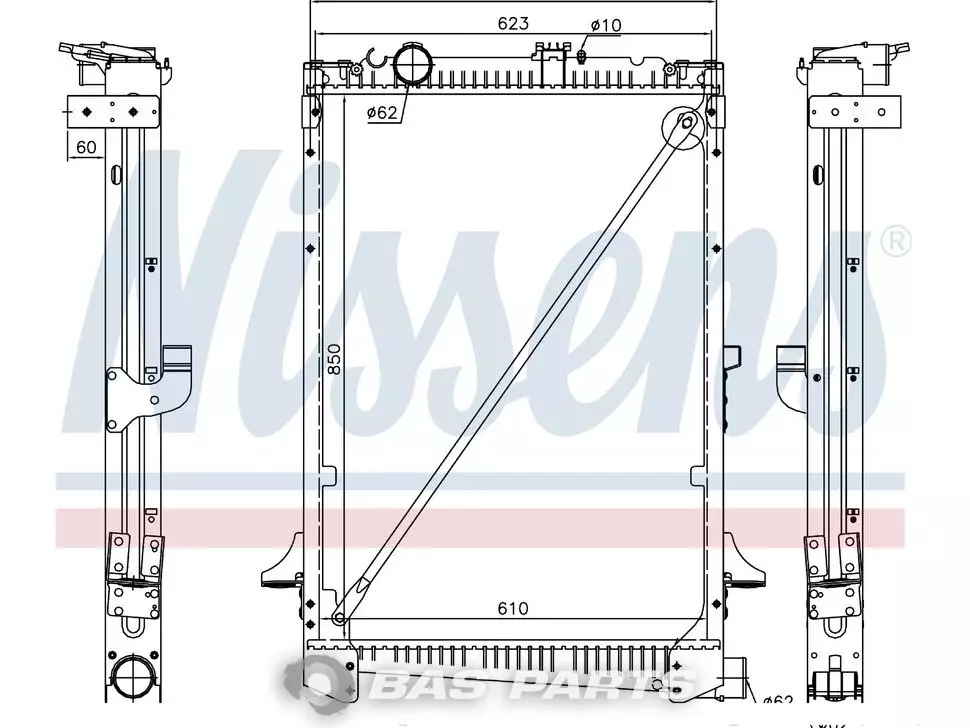 Radiator Nissens 1434916