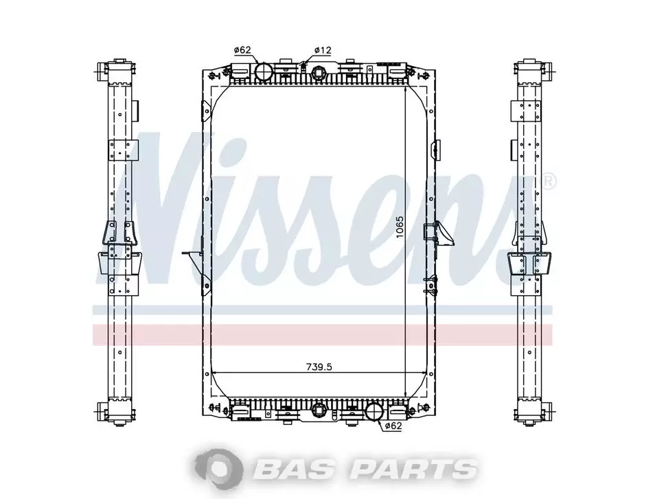 Radijator Nissens 1326966 Radijator Nissens 1326966
