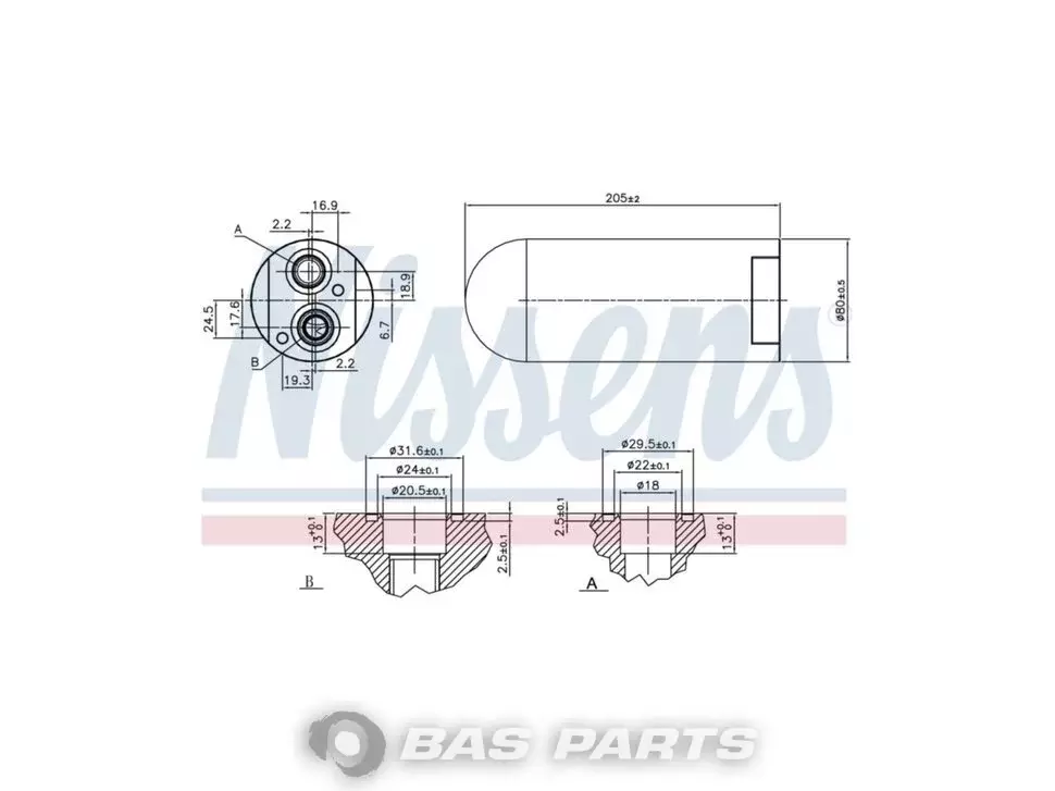 Accumulator Nissens 82422923