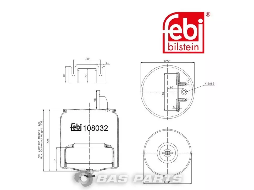 Luftfederbalg Febi 20846565