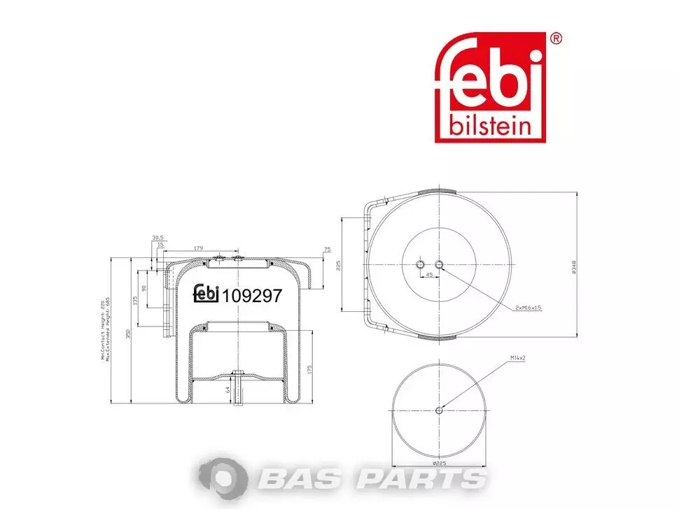 Air spring bellows Febi 0 0813 9067 Air spring bellows Febi 0 0813 9067