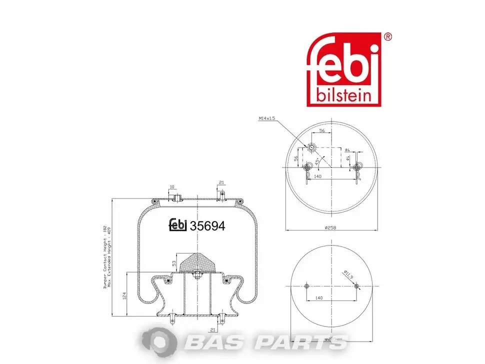 Luftfederbalg Febi 470921