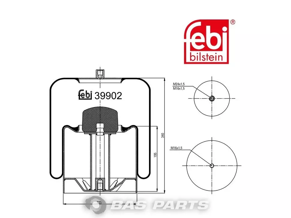 Luftfederbalg Febi 3753200521 Luftfederbalg Febi 3753200521
