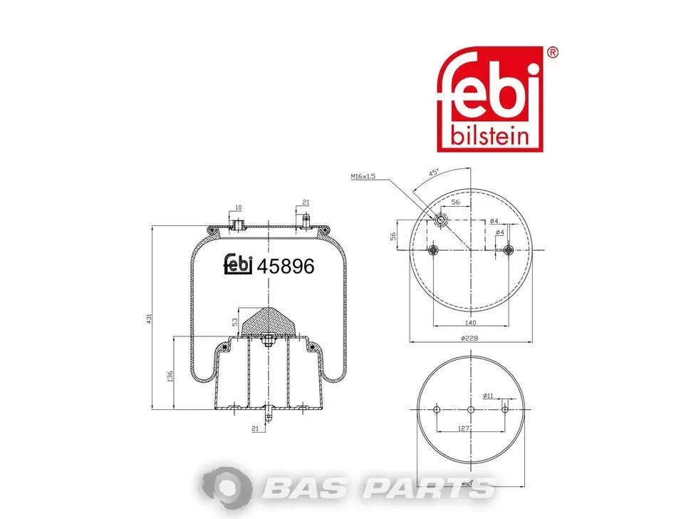 Luftfederbalg Febi 1 726 246