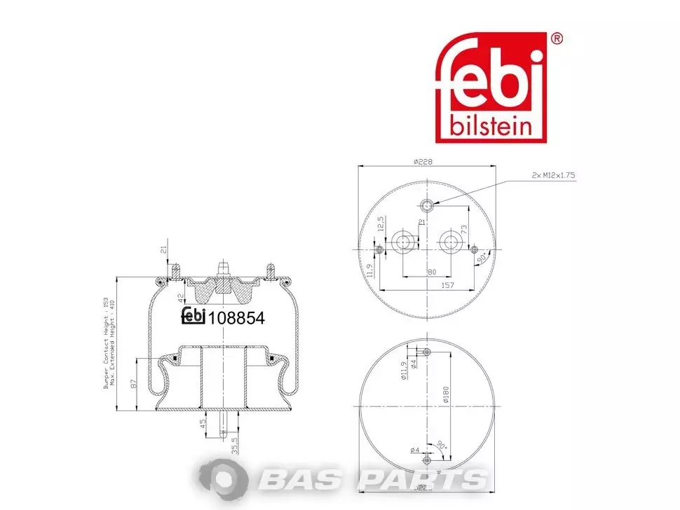 Въздушен балон Febi 1 386 198