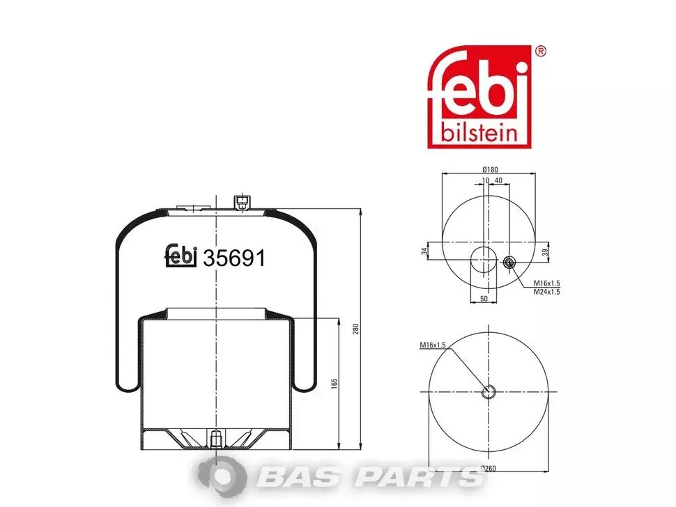 Zračni balonček Febi 0029973130 Zračni balonček Febi 0029973130