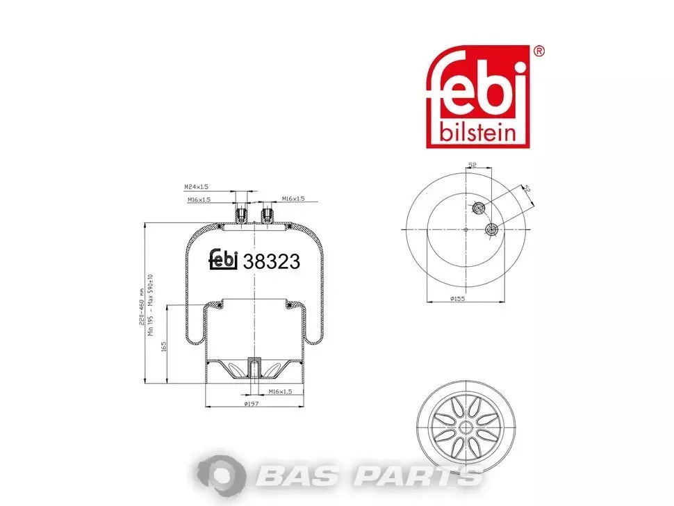 Balon de aer Febi 9423205221 Balon de aer Febi 9423205221