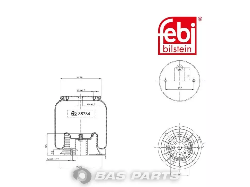 Bolsa de ar Febi 2 517 987