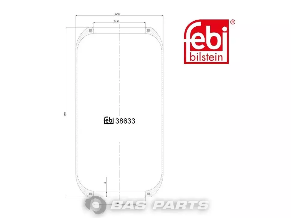 Въздушен балон Febi 0 0472 2525 Въздушен балон Febi 0 0472 2525
