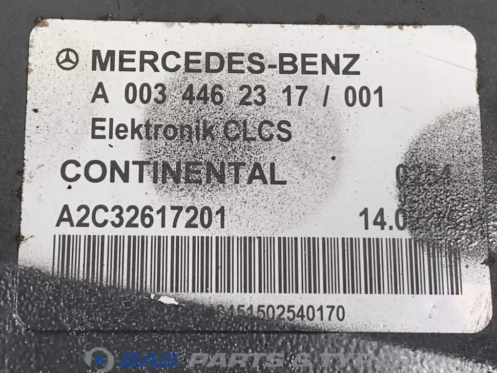 Control unit CLCS ECAS Mercedes A 003 446 14 17 Control unit CLCS ECAS Mercedes A 003 446 14 17
